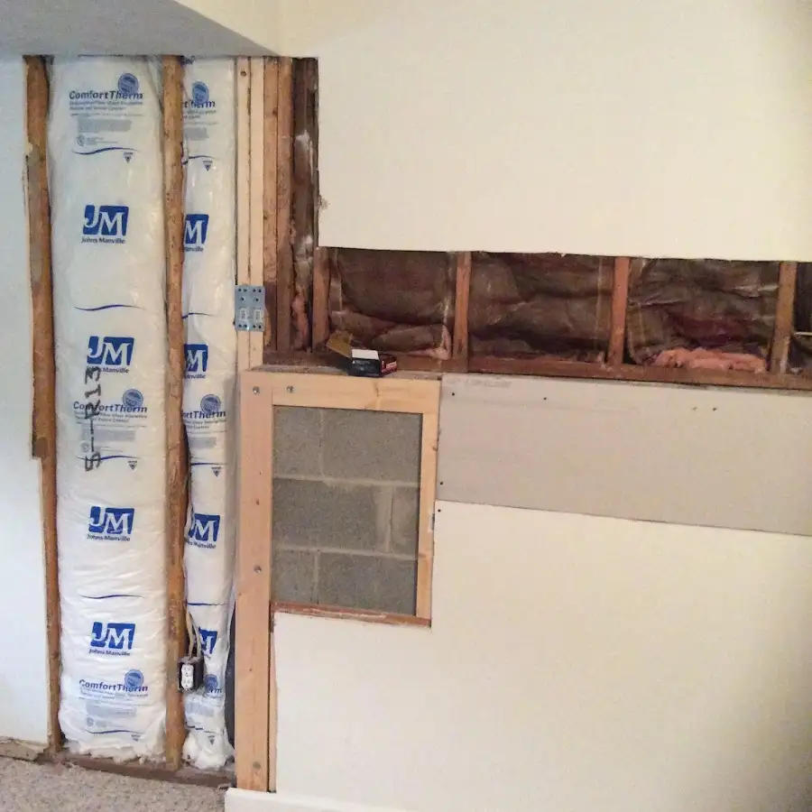 Wall insulation replacement during Odor Removal & Deodorization in Port Townsend